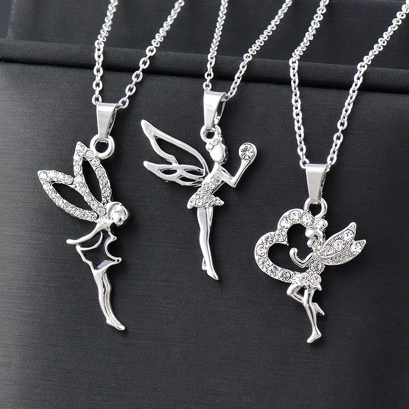 SINLEERY Fashion Wings Angel Crystal Silver Color Pendant Stainless Steel Necklace For Women accessories jewelry 2022 XL404 SSK
SINLEERY Fashion Wings Angel Crystal Silver Color Pendant Stainless Steel Necklace For Women accessories jewelry 2022 XL404 SSK