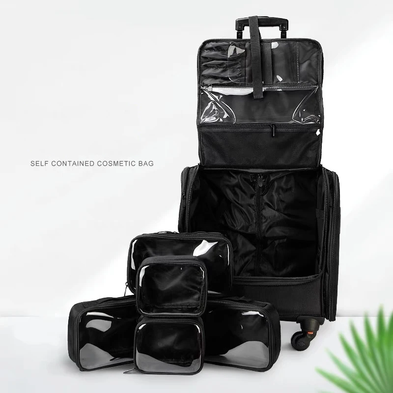 Multifunction Trolley Cosmetic case Rolling Luggage on wheels,Women Nails Makeup Toolbox,Beauty Tattoo Salons Trolley Suitcase
Multifunction Trolley Cosmetic case Rolling Luggage on wheels,Women Nails Makeup Toolbox,Beauty Tattoo Salons Trolley Suitcase