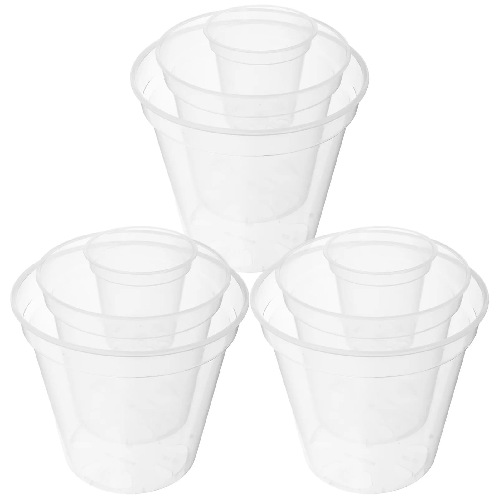 9 Pcs Pots Drainage Holes Indoor Orchid Flower High Transparency Plastic Garden Planter Outdoor
9 Pcs Pots Drainage Holes Indoor Orchid Flower High Transparency Plastic Garden Planter Outdoor