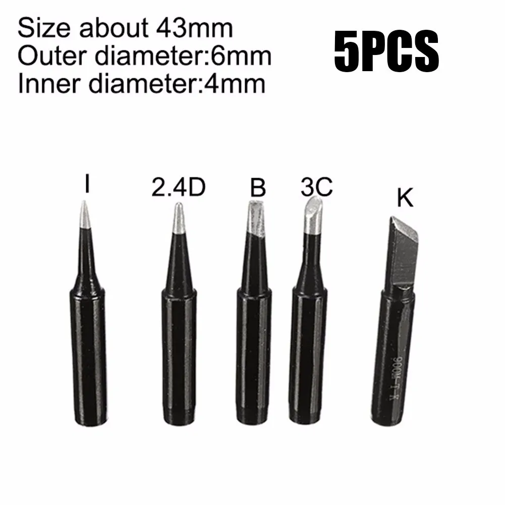6PCS Soldering Iron Tip 900M-T Lead Free For Hakko 936 937 938 Soldering Station Oldering Iron Head Set Inside Hot Bare Copper E
6PCS Soldering Iron Tip 900M-T Lead Free For Hakko 936 937 938 Soldering Station Oldering Iron Head Set Inside Hot Bare Copper E