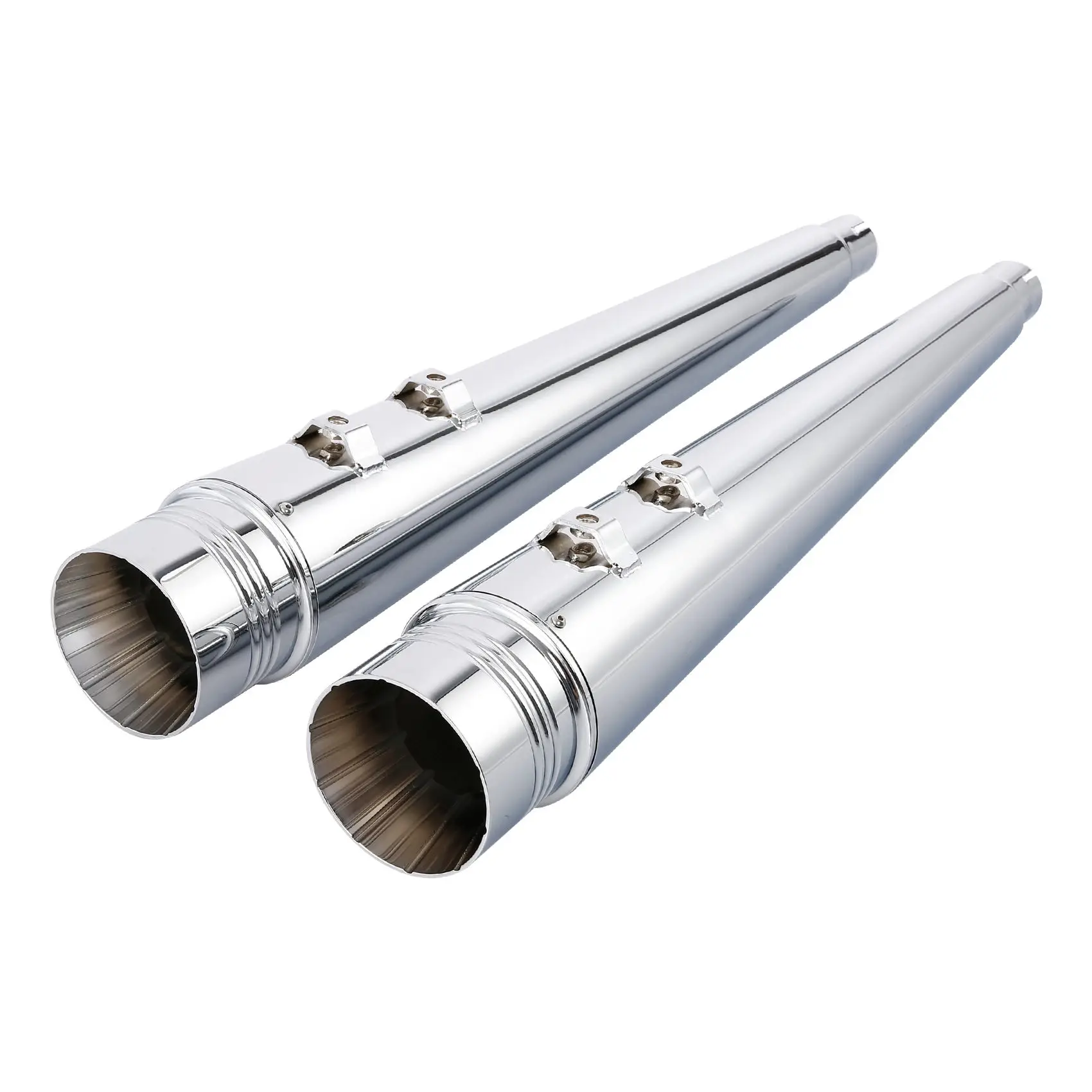4" Megaphone Slip-on Silencer Exhaust Pipe Tail Tube For Harley Touring Road King Street Glide FLHTK FLHTC 1995-2016 Motorcycle
4" Megaphone Slip-on Silencer Exhaust Pipe Tail Tube For Harley Touring Road King Street Glide FLHTK FLHTC 1995-2016 Motorcycle