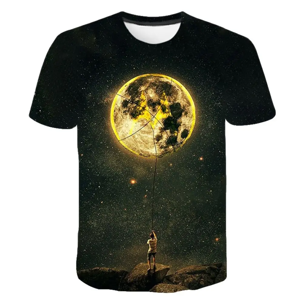 Summer Men's O-neck Short Sleeve Breathable 3d Printed T-shirt Astronaut Casual Fashion Creative Loose Plus Size Top Clothing
Summer Men's O-neck Short Sleeve Breathable 3d Printed T-shirt Astronaut Casual Fashion Creative Loose Plus Size Top Clothing