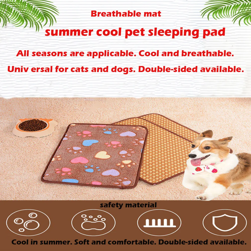 2022 Four Seasons General Summer Cool Breathable Pet Pad Kennel Can Be Used On Both Sides Of Cat And Dog Universal Pad
2022 Four Seasons General Summer Cool Breathable Pet Pad Kennel Can Be Used On Both Sides Of Cat And Dog Universal Pad