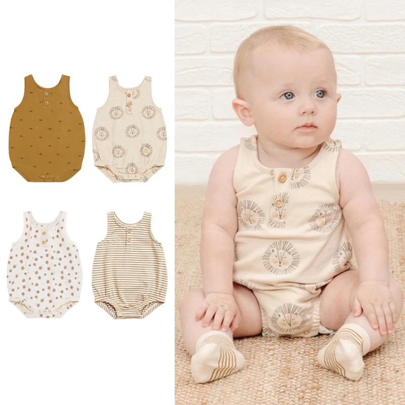 Summer new baby jumpsuit suspenders toddler newborn sleeveless cotton jumpsuit thin section comfortable boy girl triangle romper
Summer new baby jumpsuit suspenders toddler newborn sleeveless cotton jumpsuit thin section comfortable boy girl triangle romper