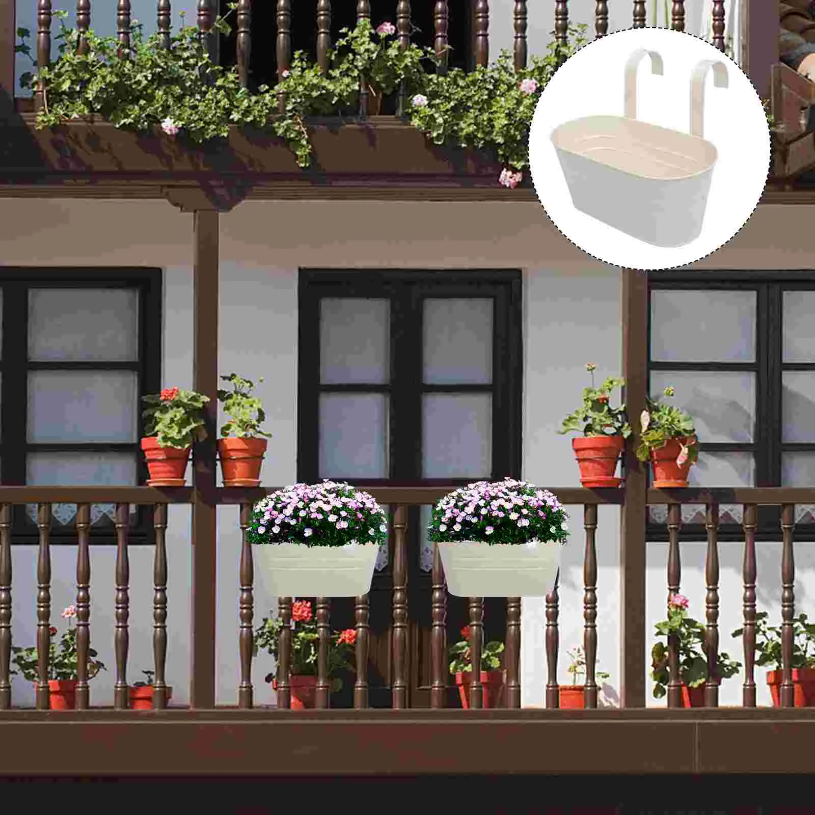 Bucket Planter Flower Hanging Pots Balcony Pot Garden Fence Iron Wall Decorative Hook Galvanized Holder Railing Detachable Metal
Bucket Planter Flower Hanging Pots Balcony Pot Garden Fence Iron Wall Decorative Hook Galvanized Holder Railing Detachable Metal