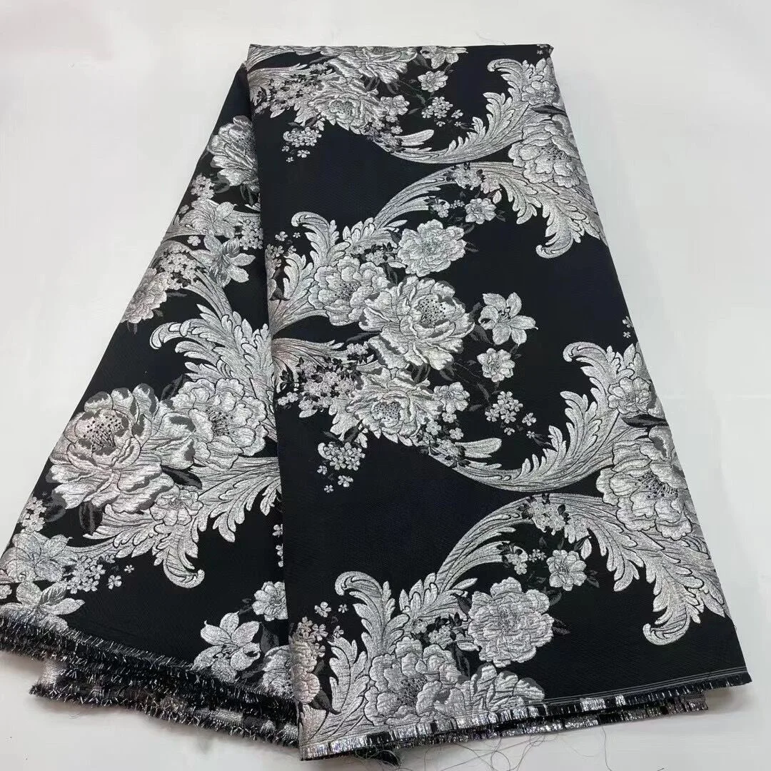 Newest Organza Brocade Jacquard Fabric African Lace 5 Yards High Quality Embroidered Guipure For Tailor Party Wedding JK055
Newest Organza Brocade Jacquard Fabric African Lace 5 Yards High Quality Embroidered Guipure For Tailor Party Wedding JK055