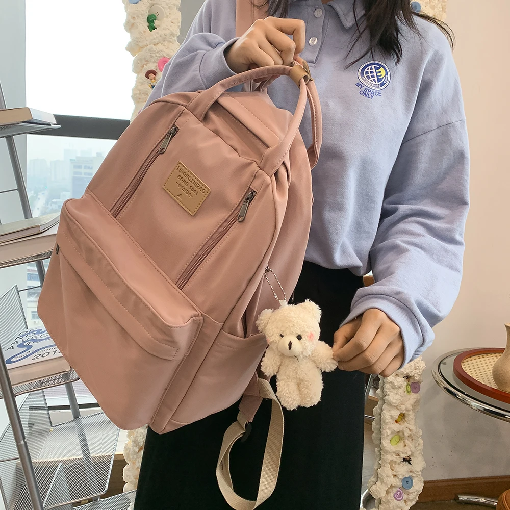 2023 Women Backpack High School Student Bag Large Capacity For Teenage Girls Boy Travel Laptop Bag Waterproof Black Mochilas
2023 Women Backpack High School Student Bag Large Capacity For Teenage Girls Boy Travel Laptop Bag Waterproof Black Mochilas