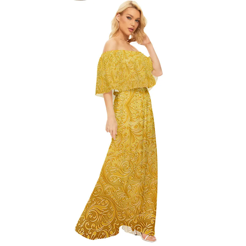 Off Shoulder Autumn Summer Sexy Women's Elegant Dress Plus Size Casual Banquet Party Traf Bronzing Chinese style Print Dress
Off Shoulder Autumn Summer Sexy Women's Elegant Dress Plus Size Casual Banquet Party Traf Bronzing Chinese style Print Dress