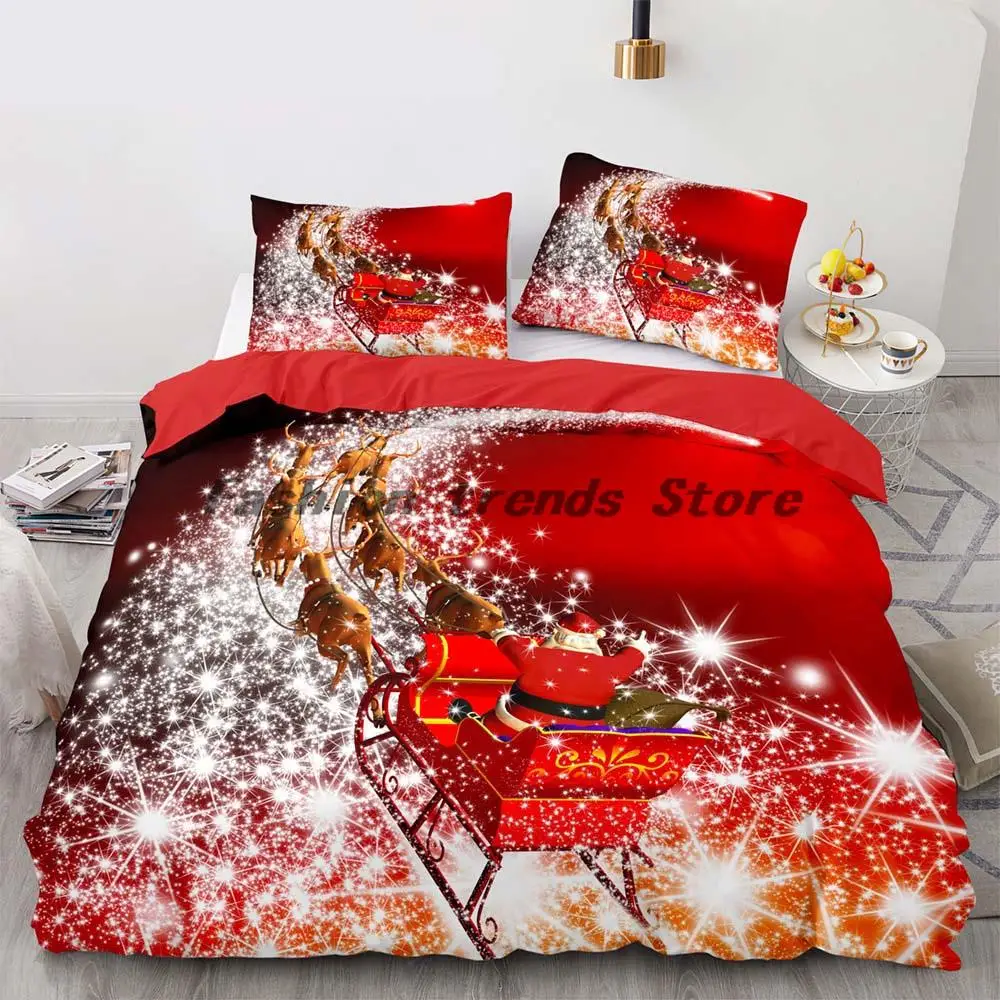 Fashion Christmas Collection Santa Quilt Cover HD Printed Down Duvet Cover Set Pillowcase Queen King Double Single Bedding Set
Fashion Christmas Collection Santa Quilt Cover HD Printed Down Duvet Cover Set Pillowcase Queen King Double Single Bedding Set