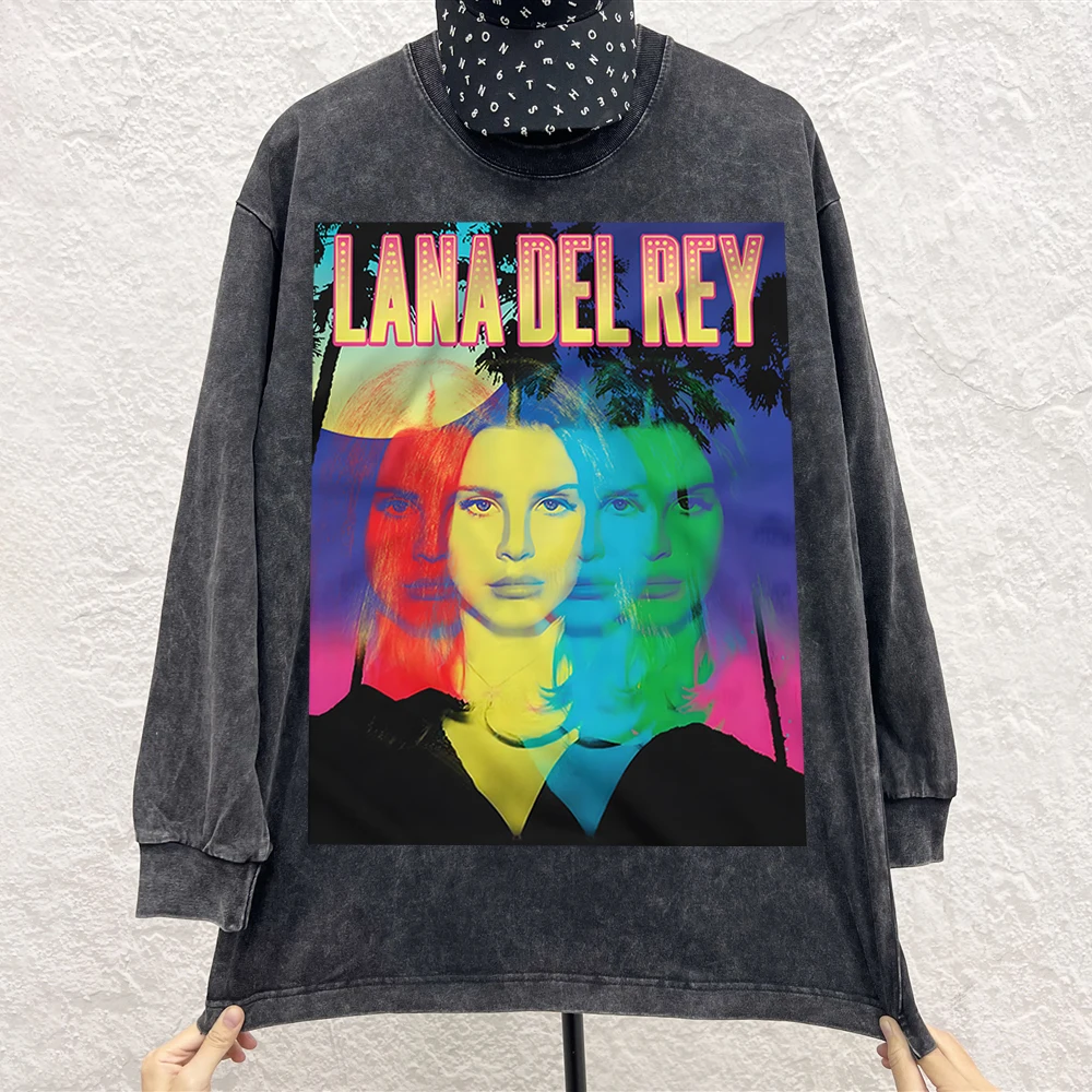 Lana Del Rey Men Tshirt Clothes Long Sleeve Washed T-shirt Men and Women Cotton Tshirt Harajuku Hip Hop Streetwear Camisetas
Lana Del Rey Men Tshirt Clothes Long Sleeve Washed T-shirt Men and Women Cotton Tshirt Harajuku Hip Hop Streetwear Camisetas