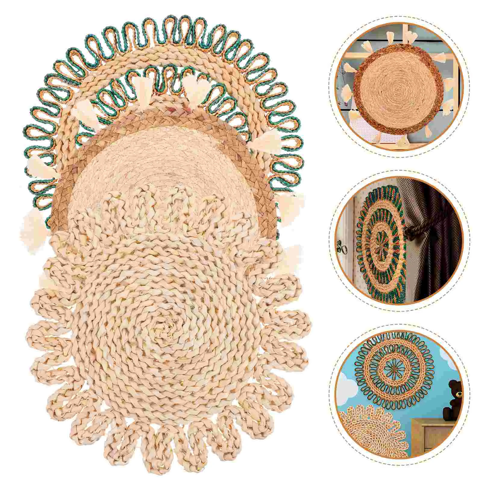 Wall Decor Wovenpendant Decorative Ornament Room Home Craft Rattan Kids Living
Wall Decor Wovenpendant Decorative Ornament Room Home Craft Rattan Kids Living