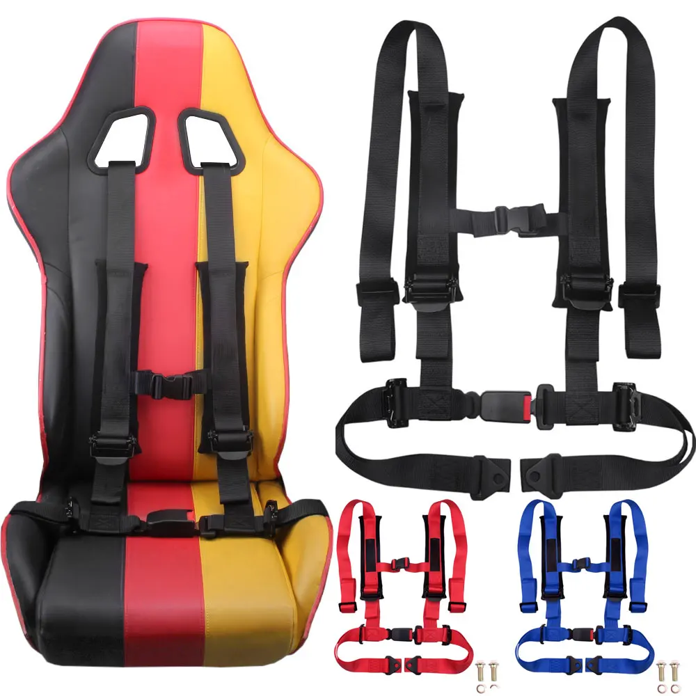 2 inch Universal Sports Racing Harness Seat Belt 4 Point Fixing Mounting Buckle Harness Nylon Car Racing Seat Belt
2 inch Universal Sports Racing Harness Seat Belt 4 Point Fixing Mounting Buckle Harness Nylon Car Racing Seat Belt