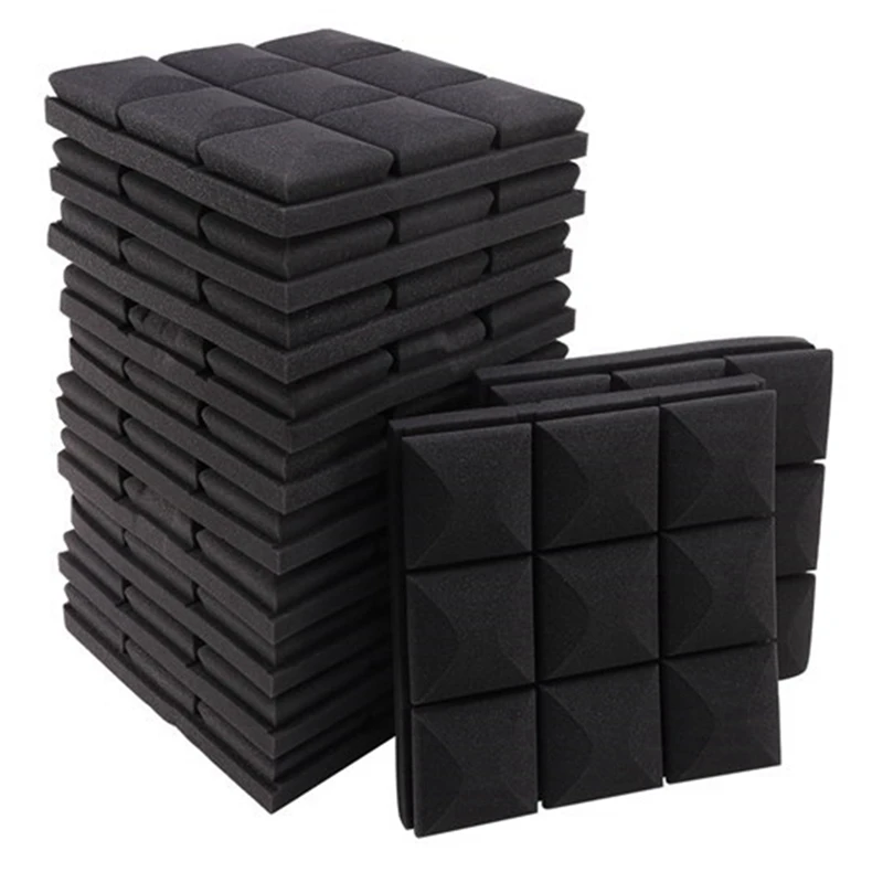 Черные акустические пенопластовые панели 2x12x12 дюймов, звукоизоляция в виде грибов, хлопковая звукоизоляция, Звукопоглощающая изоляция, 24 у...
Черные акустические пенопластовые панели 2x12x12 дюймов, звукоизоляция в виде грибов, хлопковая звукоизоляция, Звукопоглощающая изоляция, 24 у...