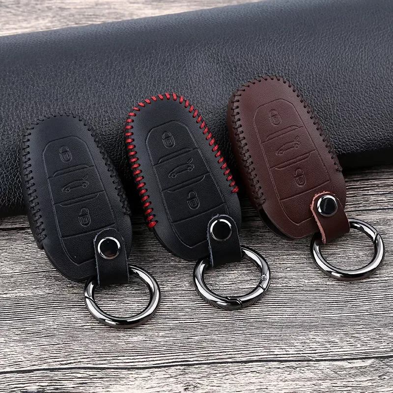 Leather car remote key cover case for Citroen C4 C5 for Peugeot 301 308 308S 408 2008 3008 4008 5008 2017 2018 2019 Accessories
Leather car remote key cover case for Citroen C4 C5 for Peugeot 301 308 308S 408 2008 3008 4008 5008 2017 2018 2019 Accessories