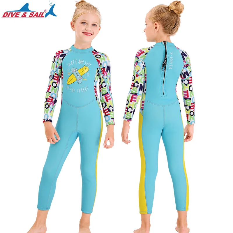 Children's Swimsuit New 2.5mm Warm One-Piece Thickened Wetsuit Long Little Boy Girl Snorkeling Surfing Wetsuits
Children's Swimsuit New 2.5mm Warm One-Piece Thickened Wetsuit Long Little Boy Girl Snorkeling Surfing Wetsuits