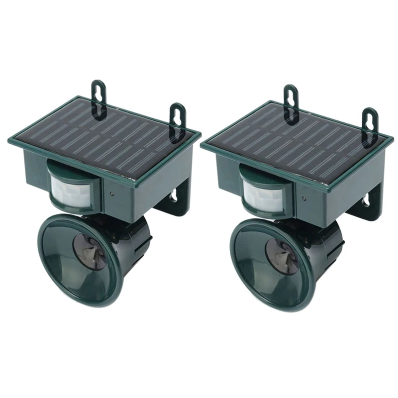 2PCS Outdoor Garden Solar Bird Repeller Ultrasonic Sonic Deterrent Scarer Animal Repellent Birds Repel Tool PIR Sensor
2PCS Outdoor Garden Solar Bird Repeller Ultrasonic Sonic Deterrent Scarer Animal Repellent Birds Repel Tool PIR Sensor