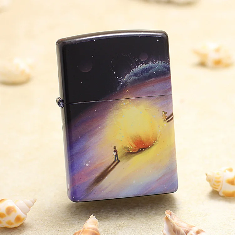 Оригинальная зажигалка ZippoDream со звездным небом, медная ветрозащитная керосиновая Зажигалка для сигарет, подарок, защита от подделки
Оригинальная зажигалка ZippoDream со звездным небом, медная ветрозащитная керосиновая Зажигалка для сигарет, подарок, защита от подделки