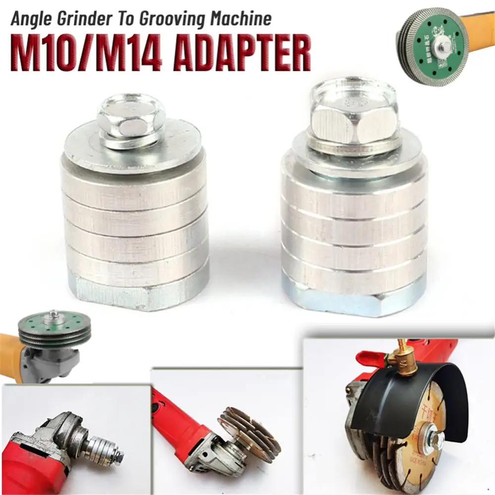 M10/M14 Angle Grinder To Grooving Machine Adapter Conversion Head Flange Nut Variable Slotting Grooving Machine
M10/M14 Angle Grinder To Grooving Machine Adapter Conversion Head Flange Nut Variable Slotting Grooving Machine