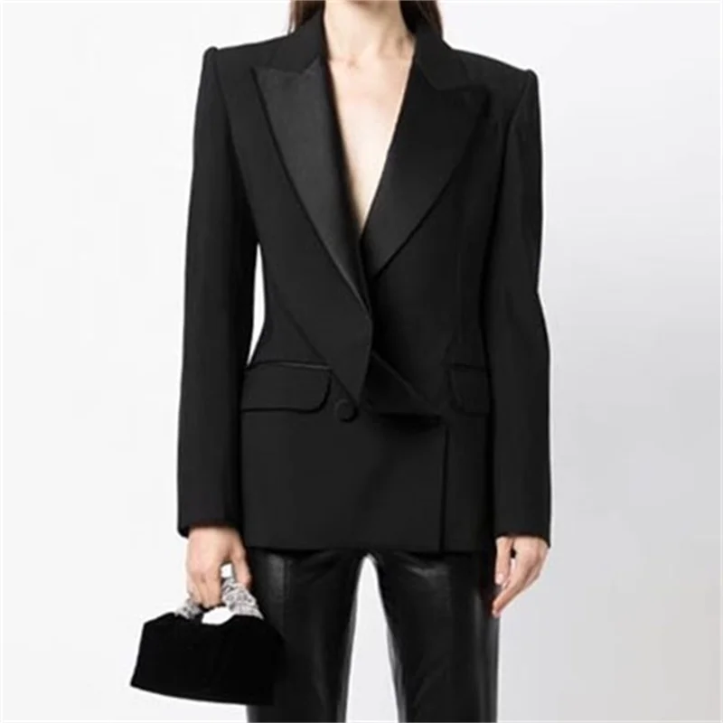 Women's Jacket 2023 Autumn New Korean Fashion Slim Fit Women's blazers Wool Blend Long Sleeved Top y2k Coat Free Shipping traf
Women's Jacket 2023 Autumn New Korean Fashion Slim Fit Women's blazers Wool Blend Long Sleeved Top y2k Coat Free Shipping traf