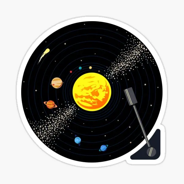 Solar System Vinyl Record 5PCS Stickers for Decor Home Room Car Living Room Cartoon Luggage Laptop Anime Wall Background Art
Solar System Vinyl Record 5PCS Stickers for Decor Home Room Car Living Room Cartoon Luggage Laptop Anime Wall Background Art