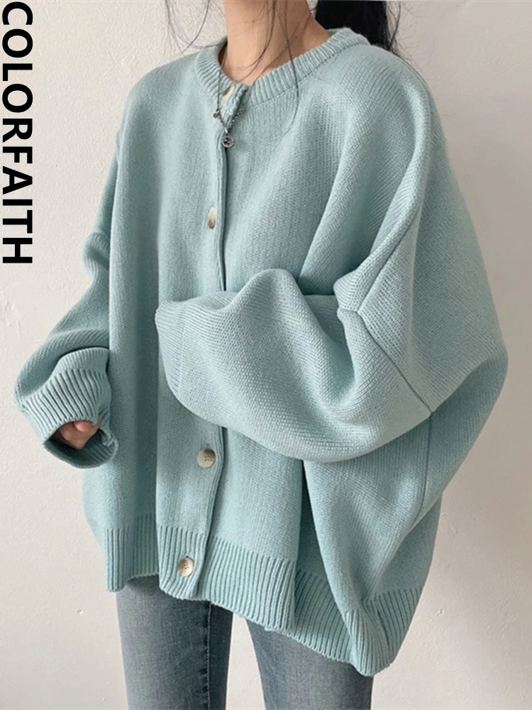 Colorfaith New 2022 Autumn Winter Women's Sweaters Cardigans Vintage Knitted Wild Oversized Korean Fashionable Lady Top SWC18319
Colorfaith New 2022 Autumn Winter Women's Sweaters Cardigans Vintage Knitted Wild Oversized Korean Fashionable Lady Top SWC18319