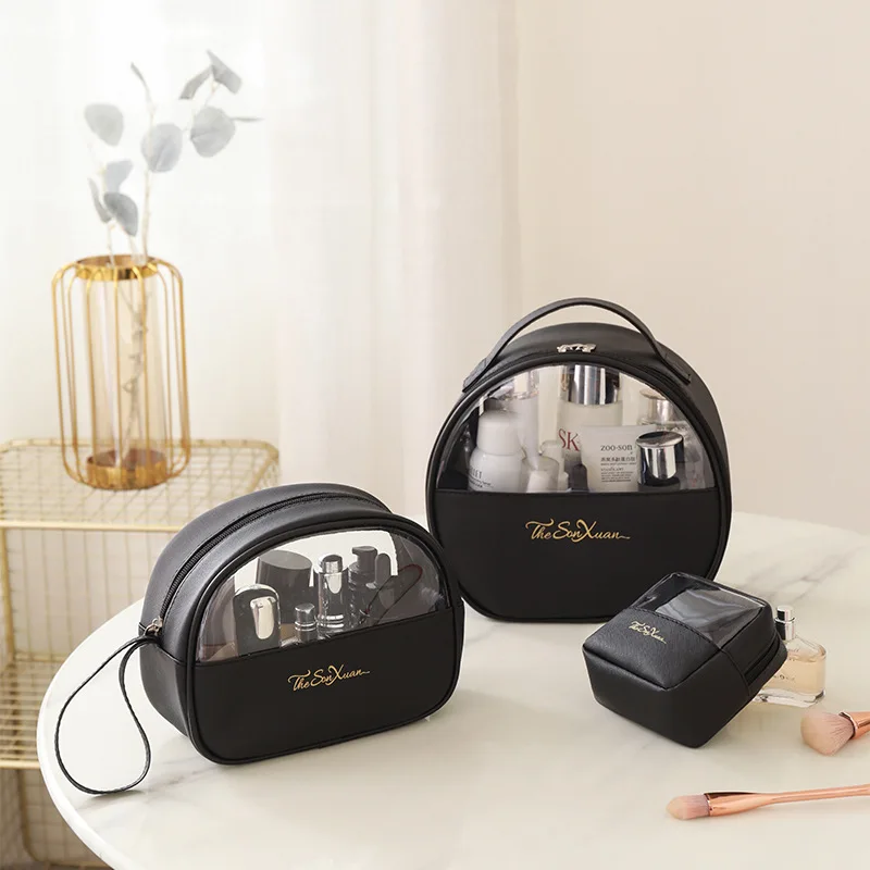 Korean Crescent Semicircle PU Waterproof Makeup Bag Portable Skincare Organizing Storage Bag Travel Large Capacity Toiletry Bag
Korean Crescent Semicircle PU Waterproof Makeup Bag Portable Skincare Organizing Storage Bag Travel Large Capacity Toiletry Bag