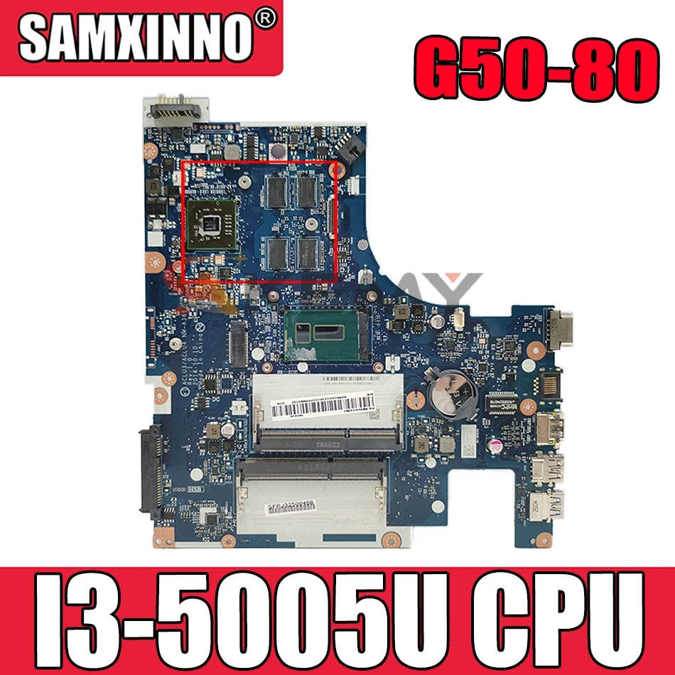 Материнская плата для ноутбука LENOVO NM-A361 Ideapad G50-80 системная плата I3-5005U SR27G 216-0867030
Материнская плата для ноутбука LENOVO NM-A361 Ideapad G50-80 системная плата I3-5005U SR27G 216-0867030