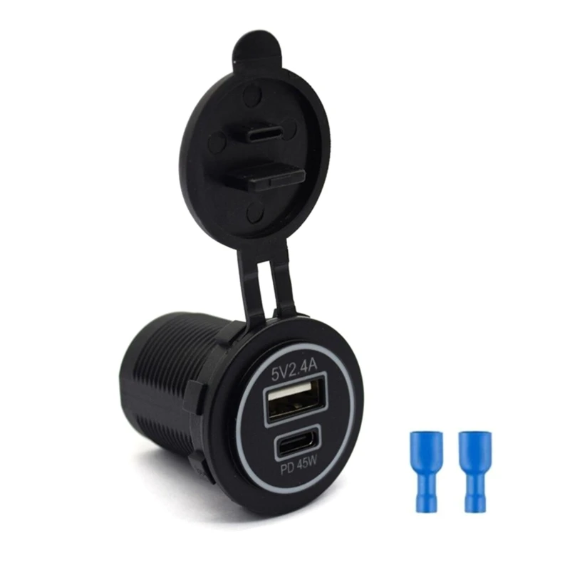 USB Car Charger Easy Wiring Car Charger Fast Car Charger for 12-24V Car Bus Boat
USB Car Charger Easy Wiring Car Charger Fast Car Charger for 12-24V Car Bus Boat