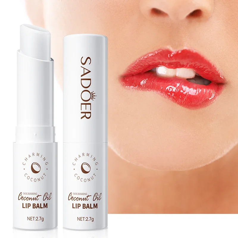 Sadoer Coconut Lip Balm Hydrating And Moisturising Nourishing Anti-cracking Fade Lip Lines Brighten Lip Color Lip Care
Sadoer Coconut Lip Balm Hydrating And Moisturising Nourishing Anti-cracking Fade Lip Lines Brighten Lip Color Lip Care