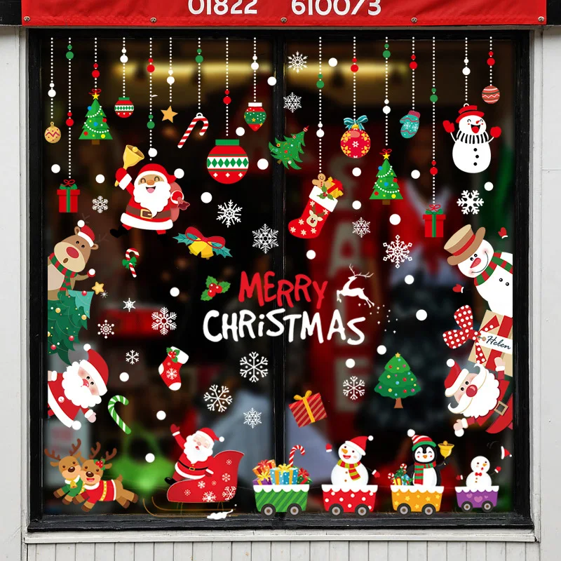 New Year Snowflake Wall Stickers for Glass Window Door Christmas Decoration Removable Wall Posters Self-adhesive PVC Decals
New Year Snowflake Wall Stickers for Glass Window Door Christmas Decoration Removable Wall Posters Self-adhesive PVC Decals