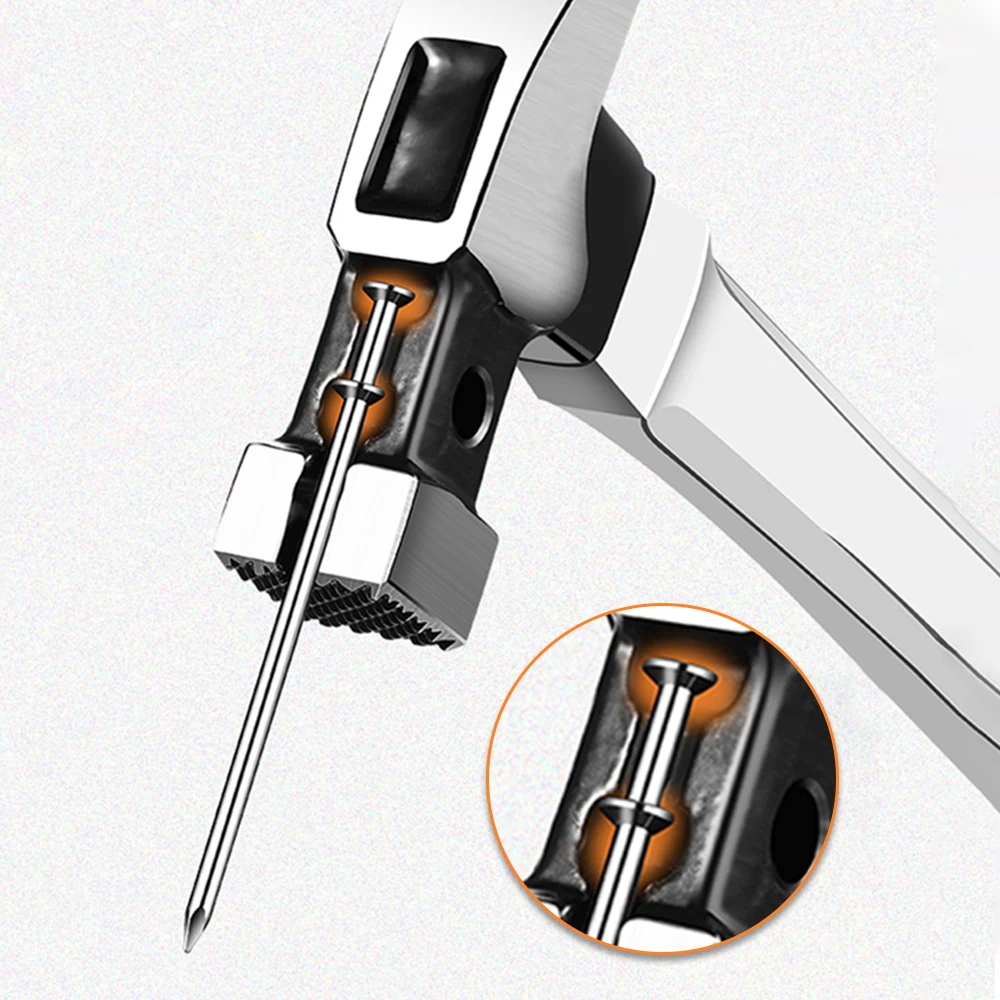 Heavy Claw Hammer Magnetic Nail Hammer Tool Steel Woodworking Striking Tools Magnetic Automatic Nail Suction Hammer
Heavy Claw Hammer Magnetic Nail Hammer Tool Steel Woodworking Striking Tools Magnetic Automatic Nail Suction Hammer