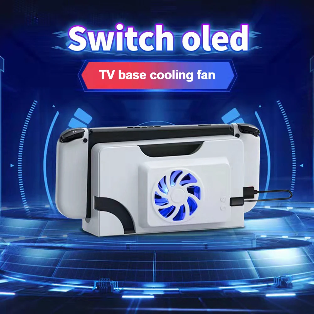 Practical Game Console Cooler Base for Nintendo Switch OLED Docking Station Silent Cooling Fans Game Accessories
Practical Game Console Cooler Base for Nintendo Switch OLED Docking Station Silent Cooling Fans Game Accessories
