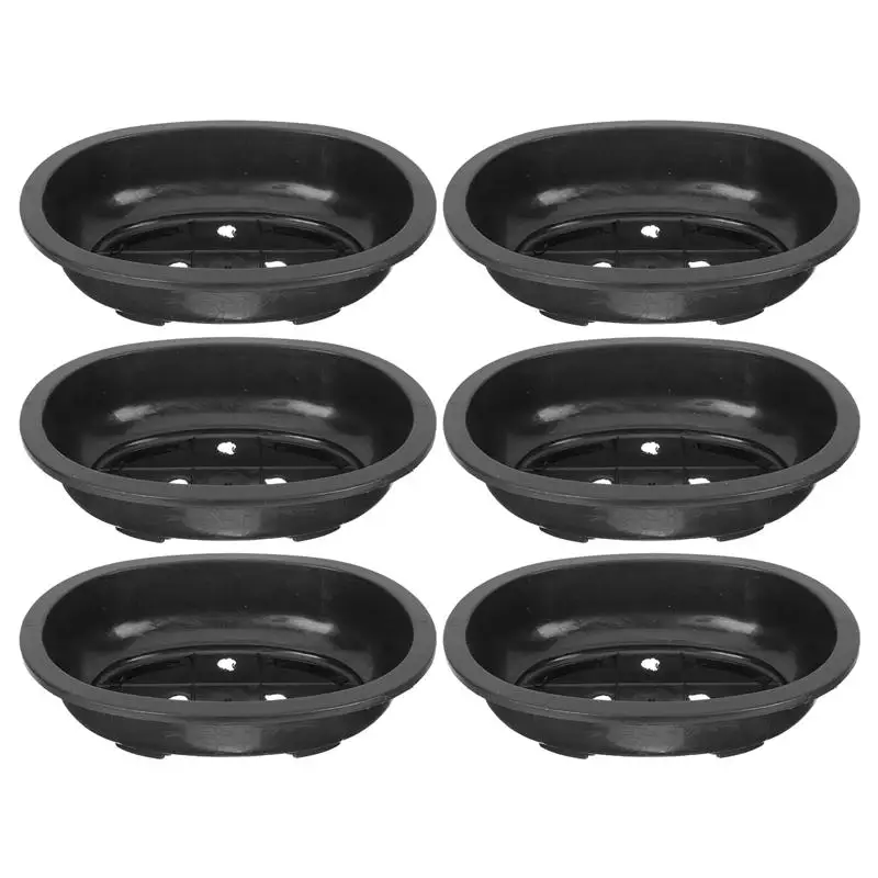 6pcs Plastic Flowerpots Decorative Gardening Large Bonsai Planting Pots Oval Large Flower Pot Gardening Flower Pot
6pcs Plastic Flowerpots Decorative Gardening Large Bonsai Planting Pots Oval Large Flower Pot Gardening Flower Pot