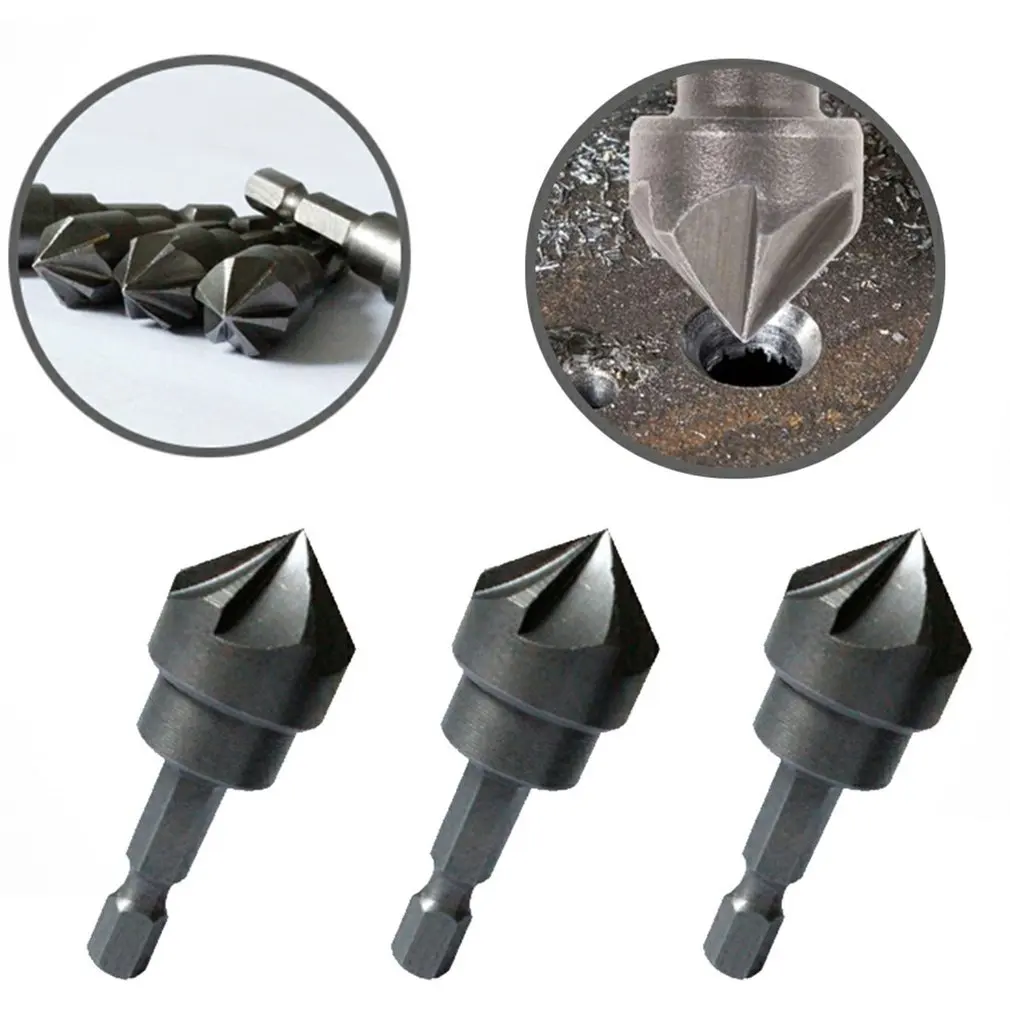 10pcs Six-blade Hexagonal Handle Chamfering Device Milling Cutter Countersink Drill Woodworking Hole Opener 90 Degree Bevel
10pcs Six-blade Hexagonal Handle Chamfering Device Milling Cutter Countersink Drill Woodworking Hole Opener 90 Degree Bevel
