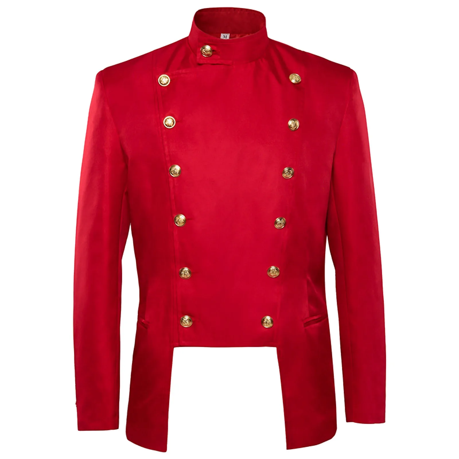 Mens Vintage Medieval Solid Color Coat Long Sleeve Stand Collar Double Breasted Blazer Coat Halloween Slim Fit Cos Costume
Mens Vintage Medieval Solid Color Coat Long Sleeve Stand Collar Double Breasted Blazer Coat Halloween Slim Fit Cos Costume
