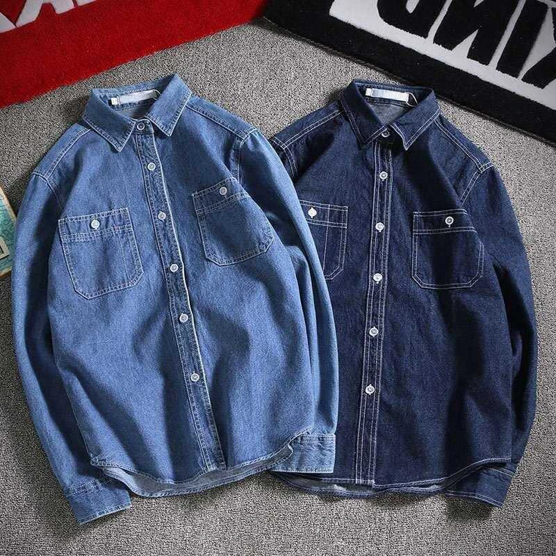 100% Cotton Denim Shirts Men Casual Solid Color Thin Long Sleeve Shirt for Men Spring High Quality Jeans Male Shirt 2022 Autumn
100% Cotton Denim Shirts Men Casual Solid Color Thin Long Sleeve Shirt for Men Spring High Quality Jeans Male Shirt 2022 Autumn