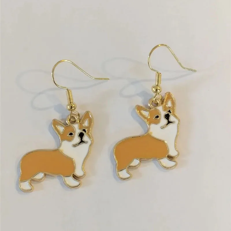 Corgi dog charm earrings novelty charms dog lovers pets dog mom earrings handmade boutique jewelry
Corgi dog charm earrings novelty charms dog lovers pets dog mom earrings handmade boutique jewelry