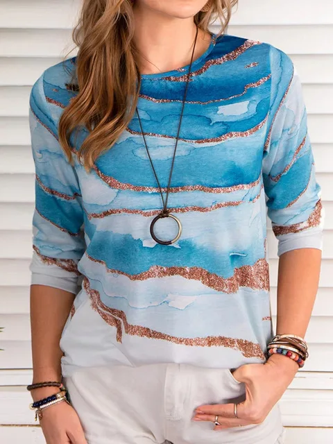 Blue Space Ocean 3D Print Harajuku T-shirt Casual O-Neck Long Sleeve Women Spring Top Fashion Plus-Size Streetwear Lady Tees 3XL
Blue Space Ocean 3D Print Harajuku T-shirt Casual O-Neck Long Sleeve Women Spring Top Fashion Plus-Size Streetwear Lady Tees 3XL