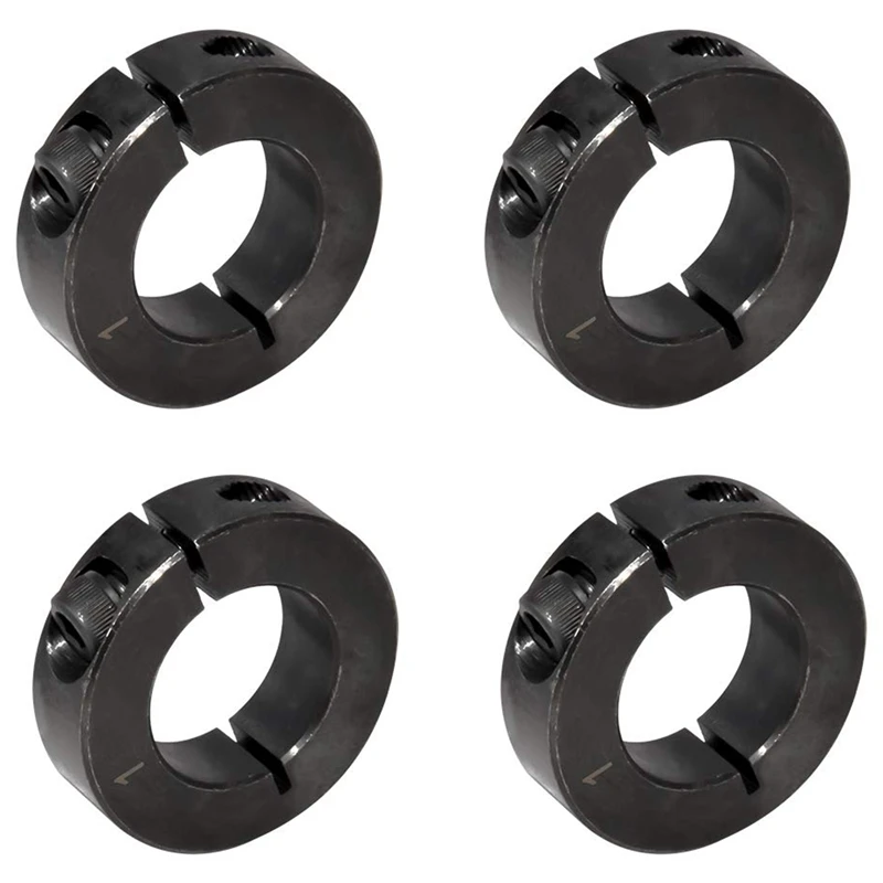 Shaft Collar 1Inch Bore Single Split Clamp-On Shaft Axle Collars With Set Screw 4-Packed Fixing Ring Limit Shaft
Shaft Collar 1Inch Bore Single Split Clamp-On Shaft Axle Collars With Set Screw 4-Packed Fixing Ring Limit Shaft