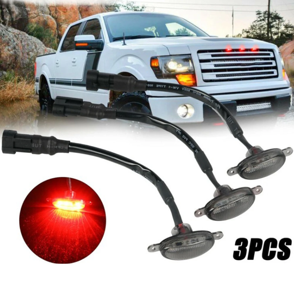 3pcs Smoke Lens Red LED Front Grille Running Light Kit For Ford F-150 2010-2018 Car Accessories High-quality Grille Trim Lights
3pcs Smoke Lens Red LED Front Grille Running Light Kit For Ford F-150 2010-2018 Car Accessories High-quality Grille Trim Lights