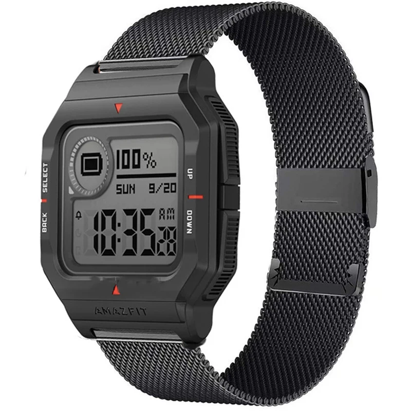 Металлический ремешок для Xiaomi Huami Amazfit Neo/Bip S U Pro/GTS 2 Mini/GTR 42 мм, сменный Браслет для смарт-часов Haylou LS02, 20 мм
Металлический ремешок для Xiaomi Huami Amazfit Neo/Bip S U Pro/GTS 2 Mini/GTR 42 мм, сменный Браслет для смарт-часов Haylou LS02, 20 мм