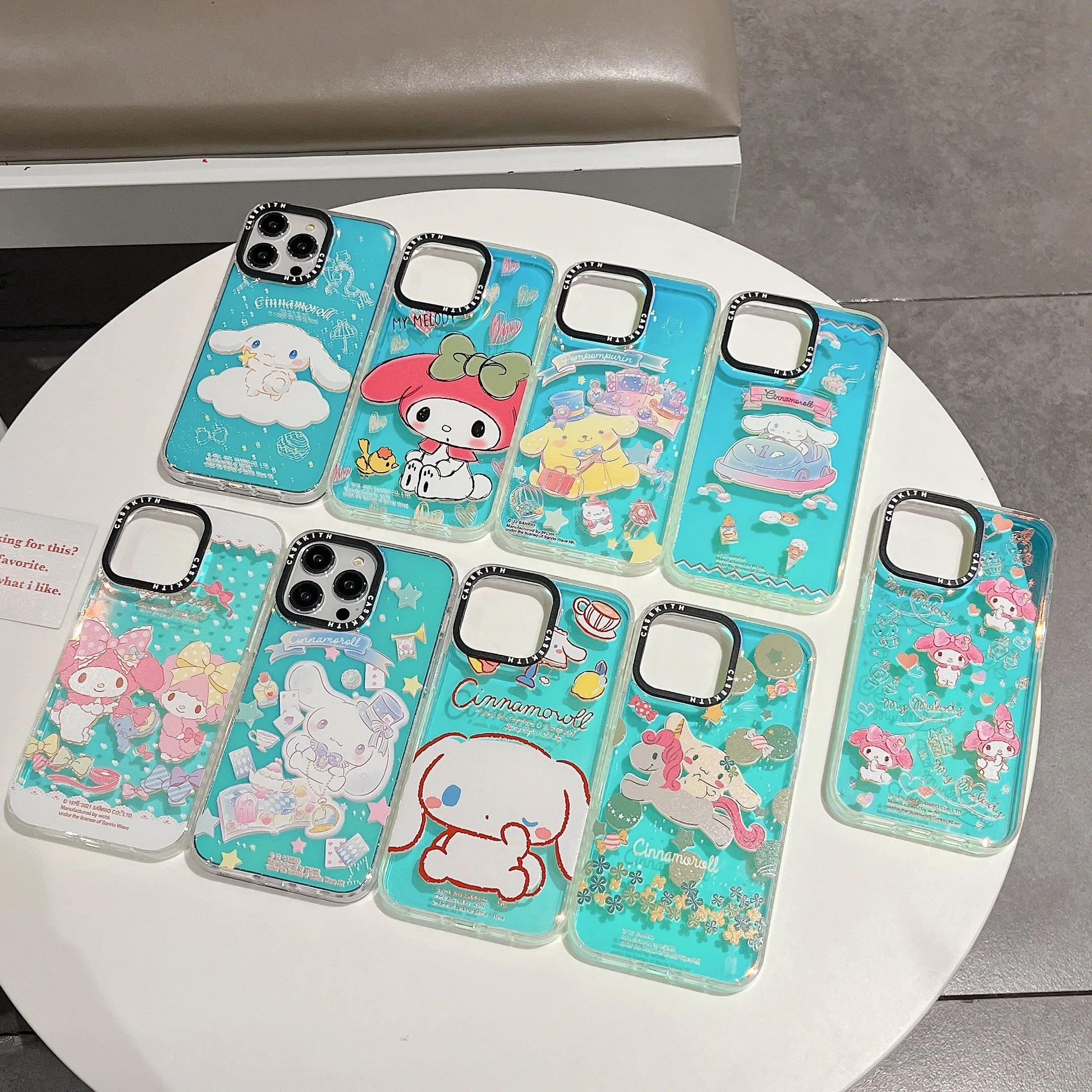 Cartoon Sanrios My Melody Cinnamorolls Luxury Laser Phone Cases for IPhone 15 14 13 12 11 Pro Max Anti-fall Back Cover Funda
Cartoon Sanrios My Melody Cinnamorolls Luxury Laser Phone Cases for IPhone 15 14 13 12 11 Pro Max Anti-fall Back Cover Funda