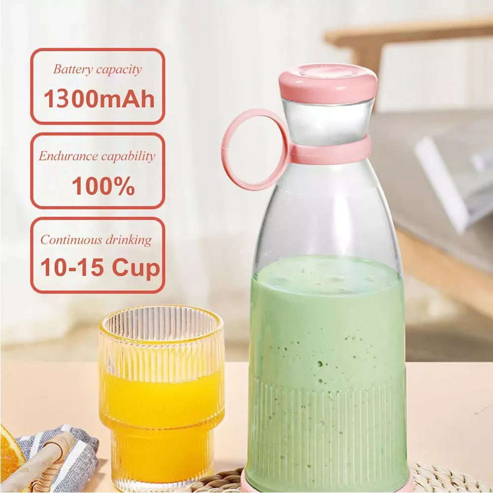 Portable Blender Fresh Juice Orange Juicer Machine USB Rechargeable Mixers Smoothie Blender Bottle Citrus Squeezer
Portable Blender Fresh Juice Orange Juicer Machine USB Rechargeable Mixers Smoothie Blender Bottle Citrus Squeezer