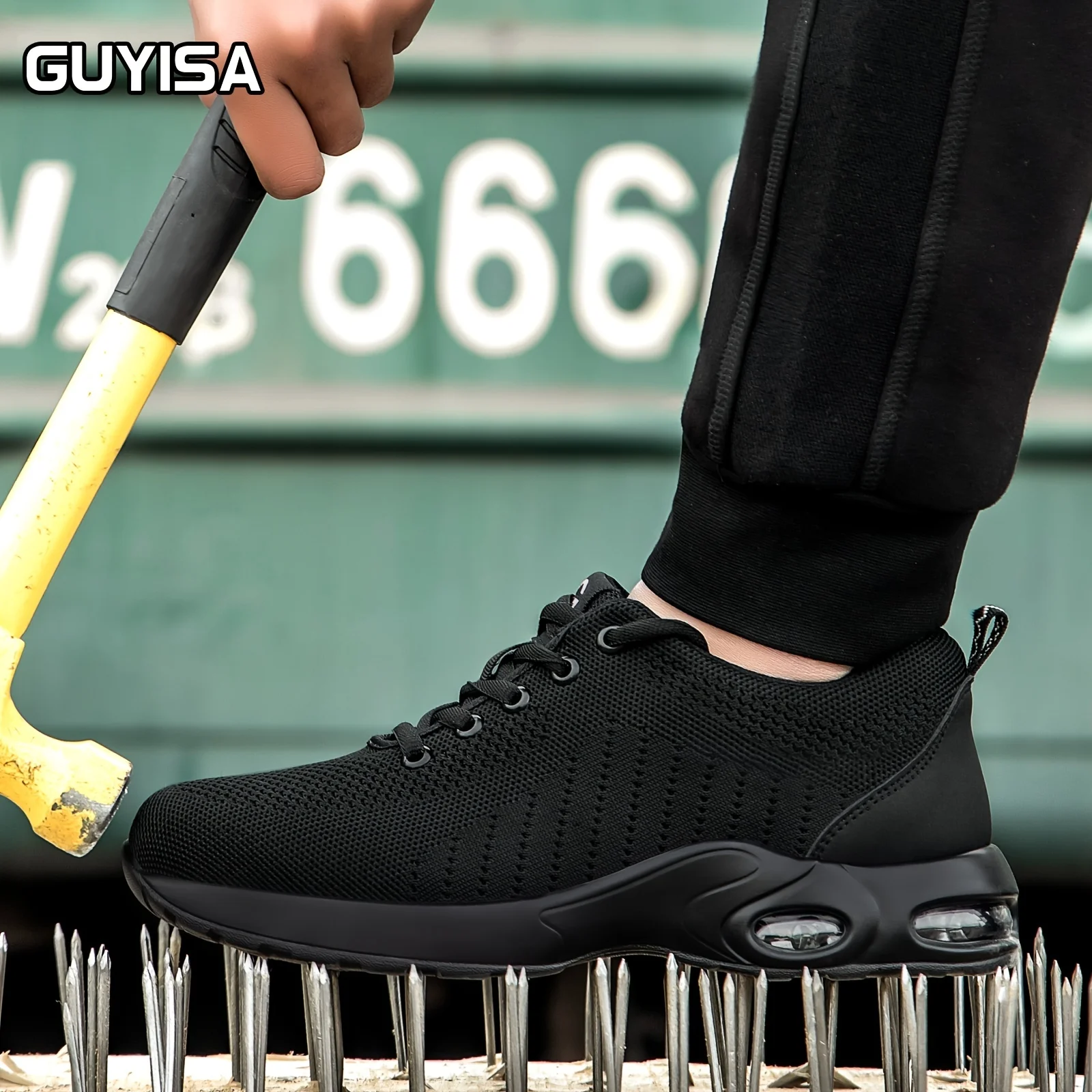 Men's Safety Shoes, Puncture Proof Anti-skid Steel Toe Work Shoes, Breathable Air Cushion Comfortable Sneakers, Winter
Men's Safety Shoes, Puncture Proof Anti-skid Steel Toe Work Shoes, Breathable Air Cushion Comfortable Sneakers, Winter