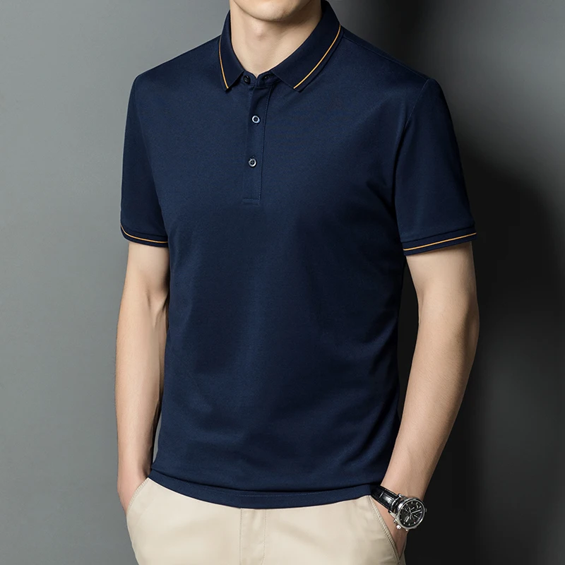 2022 Summer New Men's Short Sleeve Polo Shirt Lapel Business Casual Solid Color Half Sleeve T-Shirt Men's Trend
2022 Summer New Men's Short Sleeve Polo Shirt Lapel Business Casual Solid Color Half Sleeve T-Shirt Men's Trend