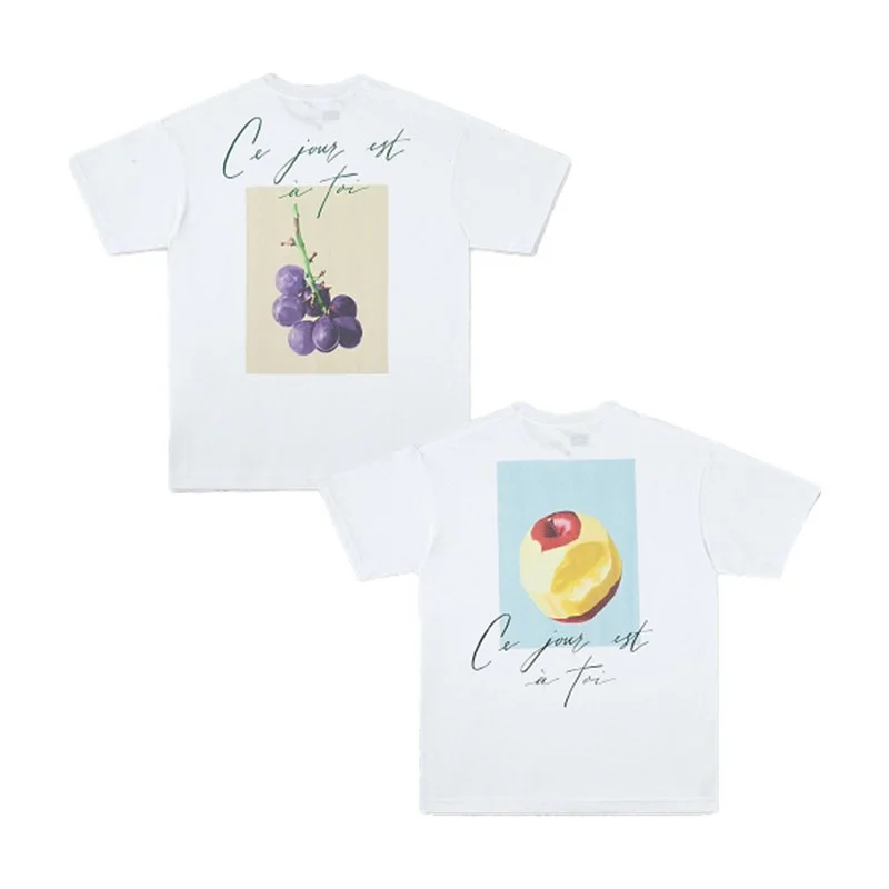 DESCENDANT DCDT Signature Sale Co Branded Limited Fruit Grape Apple Men's And Women's Short Sleeved T-shirts
DESCENDANT DCDT Signature Sale Co Branded Limited Fruit Grape Apple Men's And Women's Short Sleeved T-shirts