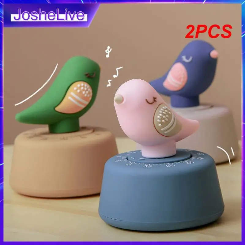 2PCS Bird Timer Reminder Countdown Stopwatch Alarm 60 Minute Kitchen Cooking Learning Timers Mechanical Wind-up Counter Alarm 
2PCS Bird Timer Reminder Countdown Stopwatch Alarm 60 Minute Kitchen Cooking Learning Timers Mechanical Wind-up Counter Alarm