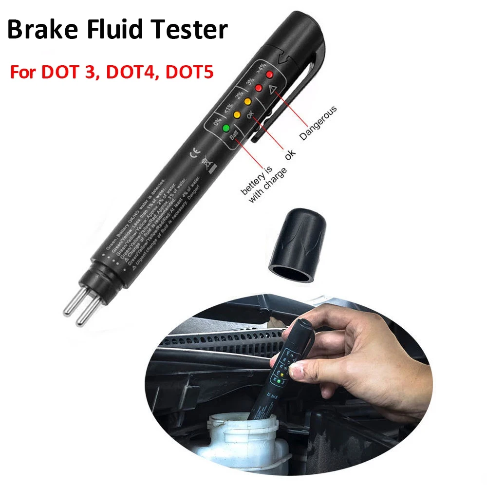 Pen Brake Fluid Tester Universal Car Brake Liquid Digital Tester Vehicle Auto Automotive Testing Tool
Pen Brake Fluid Tester Universal Car Brake Liquid Digital Tester Vehicle Auto Automotive Testing Tool