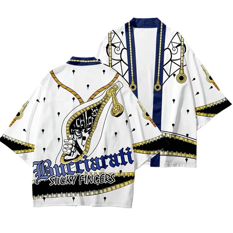 Anime JoJo's Bizarre Adventure Kimono Men/Women Cartoon Cosplay Kimono Loose Cardigan Haori Yukata Asian Kimono Samurai Costume
Anime JoJo's Bizarre Adventure Kimono Men/Women Cartoon Cosplay Kimono Loose Cardigan Haori Yukata Asian Kimono Samurai Costume