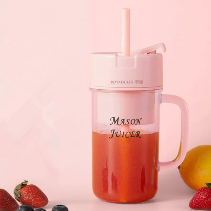 Mini Electric Juicer Cup Portable Blender Fruit Mixers Smoothies Extractors Multifunction Juice Maker Machine Blender With Straw
Mini Electric Juicer Cup Portable Blender Fruit Mixers Smoothies Extractors Multifunction Juice Maker Machine Blender With Straw